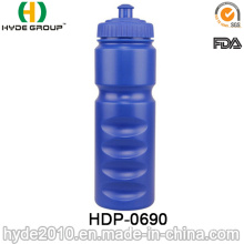 Botella de agua plástica libre del deporte del nuevo modelo 750ml BPA, botellas plásticas del deporte del PE (HDP-0690)